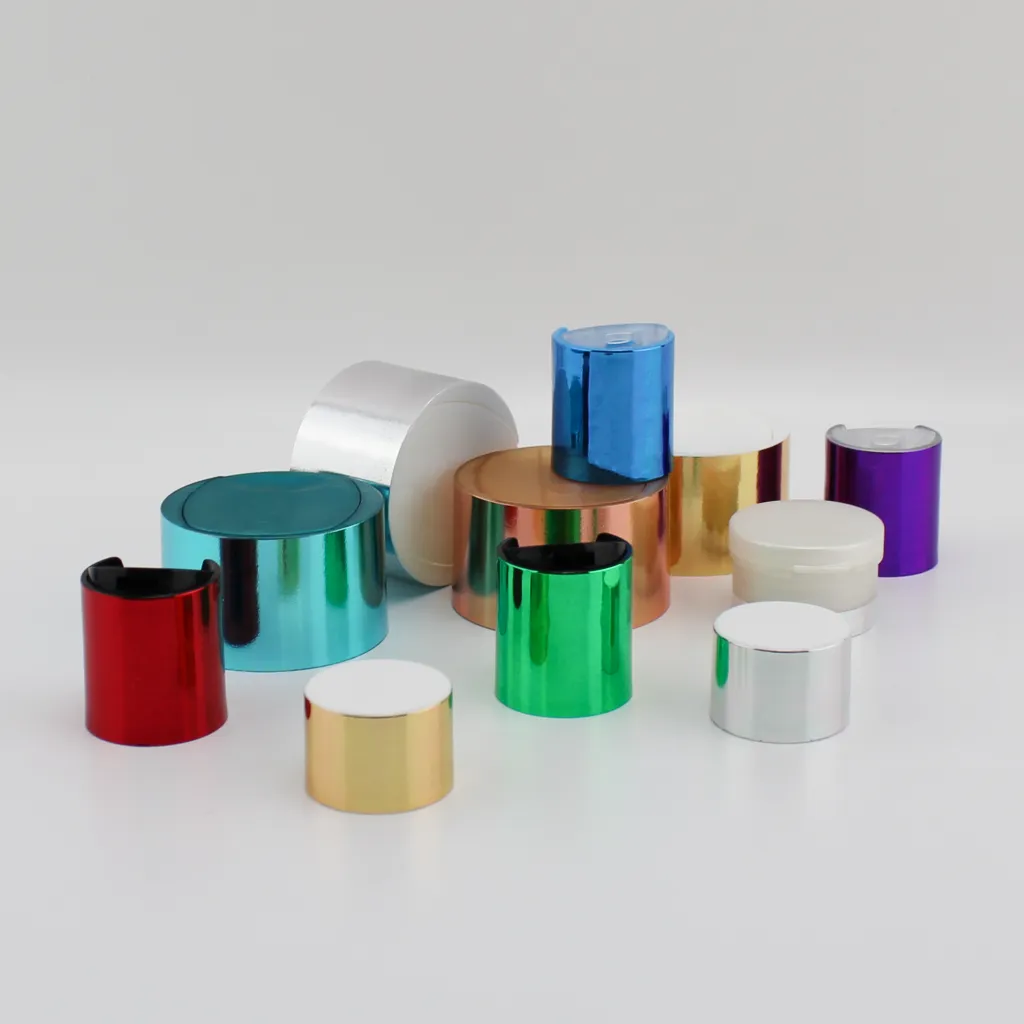 Колпачки с фольгой. Горячее тиснение фольгой на колпачках для флаконов