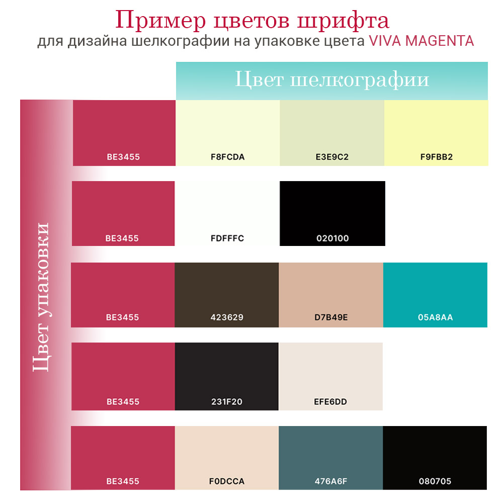 МИРАН Цвет шрифтов для дизайна на упаковке в цвете года 2023 Viva Magenta.jpg