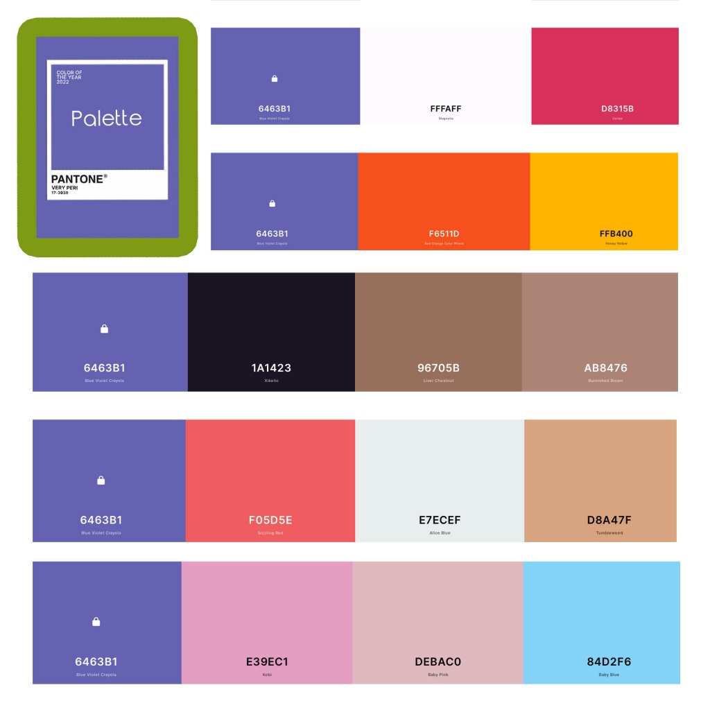 palettes with purple